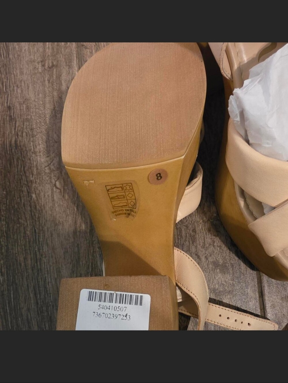 Sam Edelman Suzannah Leather Platform Sandals - Picture 9 of 9